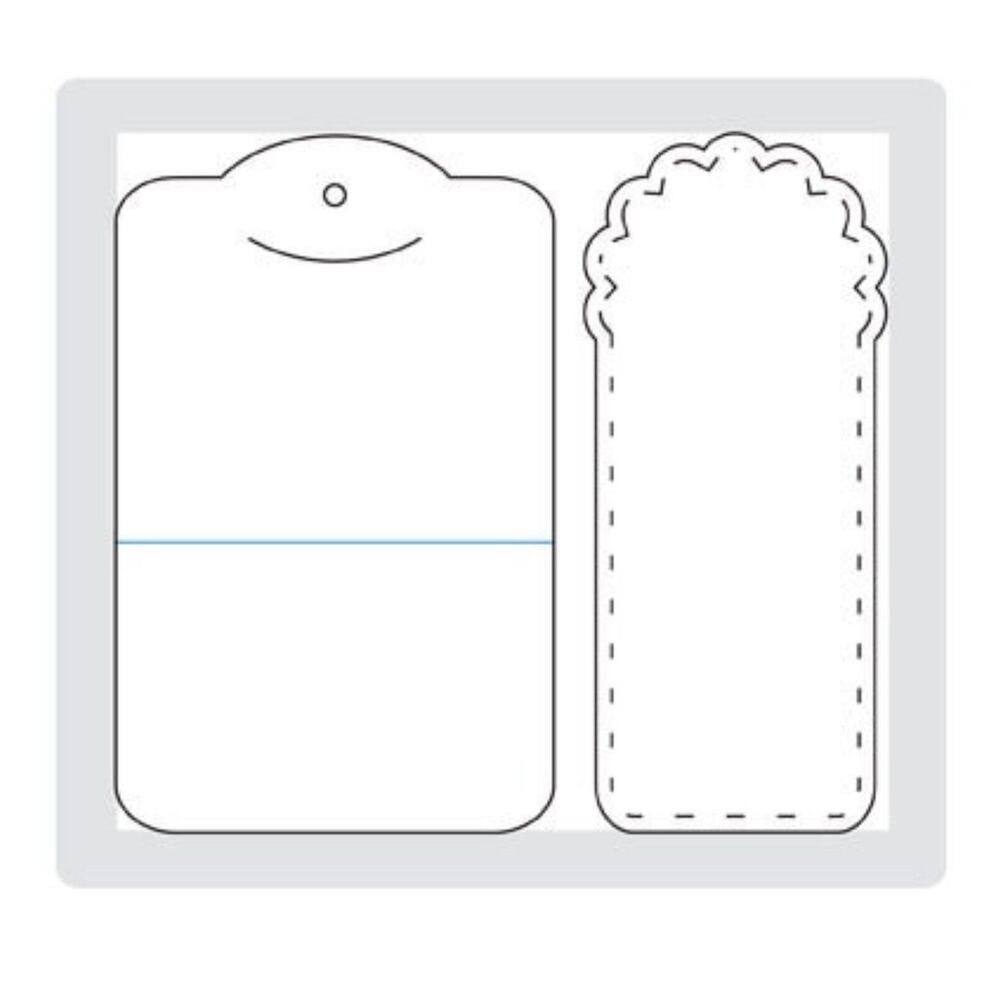 Stampin Up Exclusive Sizzix Big Shot Bigz Two Tags Die 115954 Signature Collect